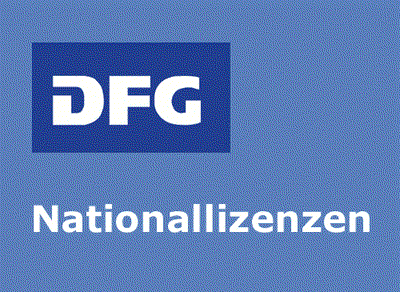 Logo der Deutschen Forschungsgemeinschaft – Nationallizenzen