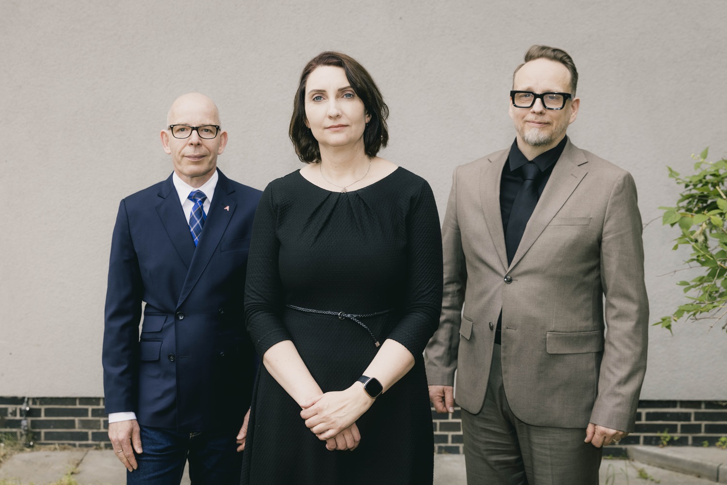 Die neue Hochschulleitung der Akkon Hochschule (v. l. n. r.): Prof. Dr. Andreas M. Bock (Präsident), Andrea Ferber (Geschäftsführerin) und Matthias Haenisch (Kanzler).
